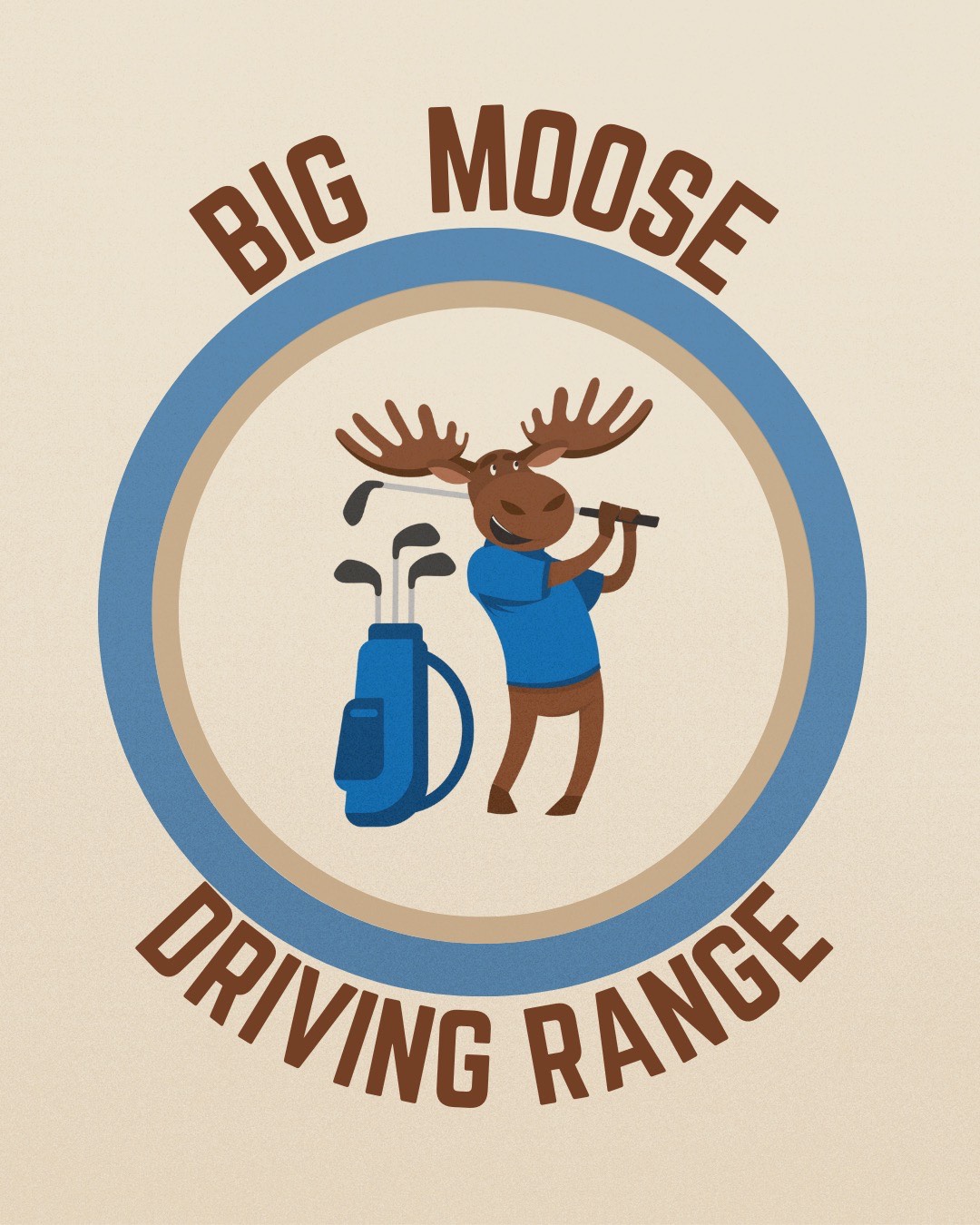 Big Moose Mascot